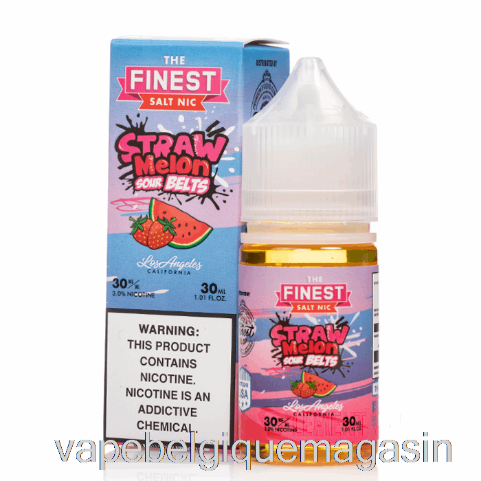 Ceintures Acidulées De Melon De Paille De Jus De Vape - La Meilleure édition De Bonbons Sel Nic - 30 Ml 30 Mg